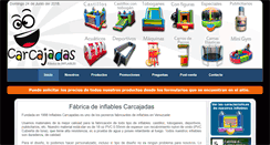 Desktop Screenshot of inflablescarcajadas.com